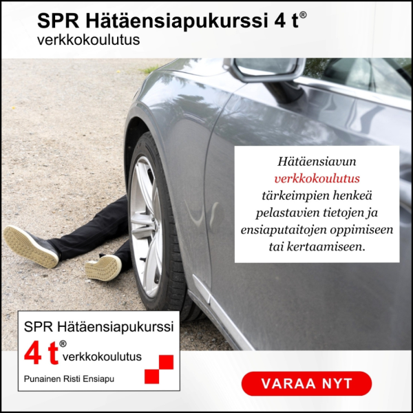 SPR Hätäensiapukurssi 4 t®, verkkokoulutus